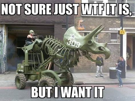 Weird Vehicles, Bug Out Vehicle, Weird Cars, Art Cars, T Rex, Supercars, Concept Cars, Funny Images, Tractor