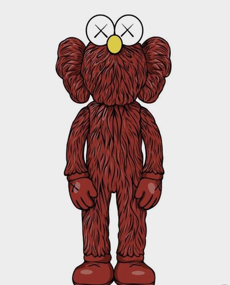 Red Kaws, Bape Wallpaper Iphone, Kaws Painting, Kaws Wallpaper, Canvas Drawing, Artsy Pictures, Image Swag, Canvas Painting Designs, Collage Poster