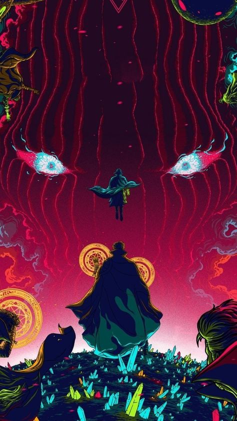 Doctor Strange Art, Wallpaper Marvel, Marvel Background, Superhero Poster, Doctor Strange Marvel, Marvel Superhero Posters, Marvel Artwork, Marvel Villains, Avengers Wallpaper