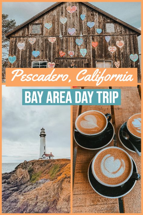 Stand Alone Trip: Day trip to Pescadero: Bay Area Day Trip Ideas Bay Area Travel, San Francisco Attractions, Northern California Travel, Day Trip Ideas, West Coast Travel, Grey City, California Travel Guide, Paradise Falls, Highway 1