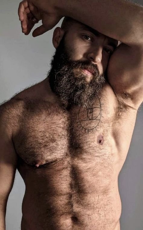 Epic Beard, Scruffy Men, Great Beards, Beard Tattoo, Long Beards, Beard Life, Bear Men, Men Bodies, Muscular Men