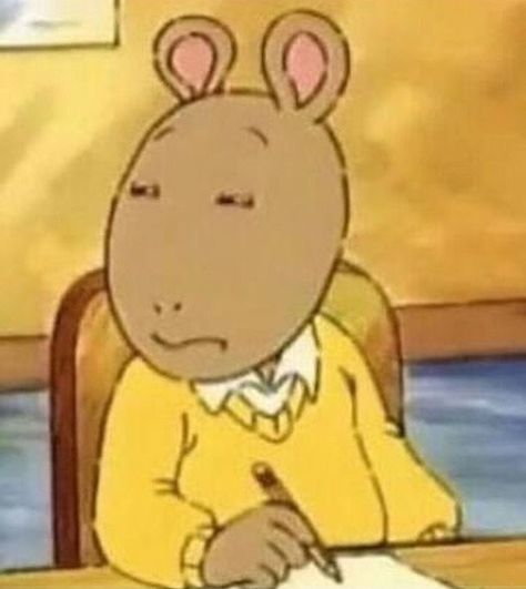 Arthur Funny, Arthur Memes, Arthur Cartoon, Arthur Read, Mood Memes, Spongebob Funny, Pbs Kids, Funny Profile, Funny Reaction