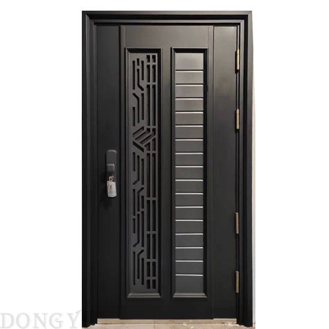 The United Arab Emirates gold color flower design cast aluminum armored safety entry security galvanized steel door https://m.alibaba.com/product/1600461378683/The-United-Arab-Emirates-gold-color.html?__sceneInfo={"cacheTime":"1800000","type":"appDetailShare"} Iron Door Design Front Entry House, Security Door Design, Front Door Security, External Door Handles, Front Entry Door, Automatic Sliding Doors, House Front Door Design, Steel Security Doors, Steel Door Design