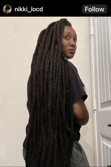 Wick Locs, Fluffy Locs, Thick Dreadlocks, Women With Dreadlocks, Hair Wash Day, Thick Locs, Natural Locs, Long Locs, Jah Rastafari