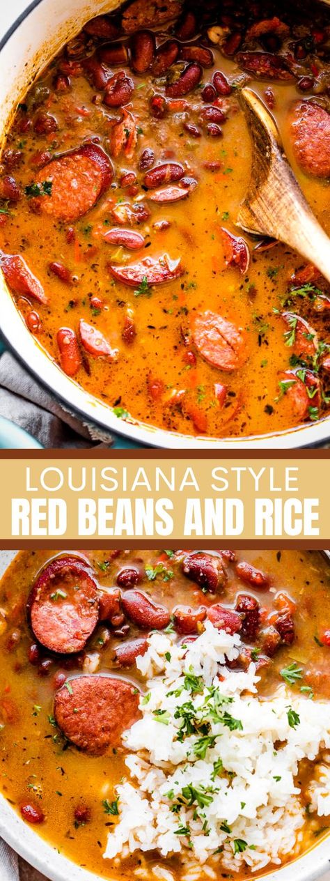 Dinner Recipes For Sensitive Stomachs, Mississippi Recipes Southern Style, Spanish Food Recipes Mexico, Country Meals Southern Style, Country Dinner Recipes, Southern Red Beans And Rice Recipe, Southern Red Beans And Rice, Southern Red Beans, Louisiana Red Beans And Rice Recipe