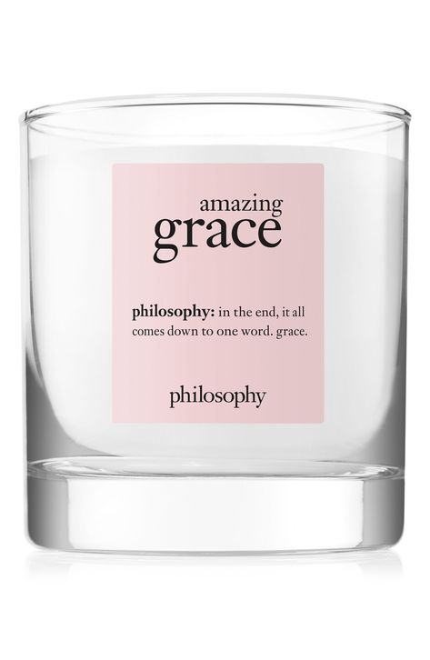 Philosophy Products, Philosophy Amazing Grace, Soft Floral, Amazing Grace, Floral Scent, Floral Fragrance, Ulta Beauty, Candle Making, Home Fragrance