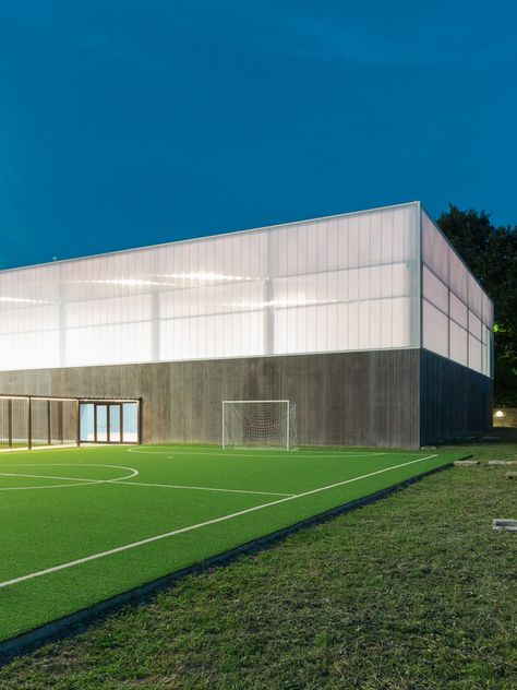 Window Place, Big Sheds, Sports Hall, Play Ground, Public Architecture, Italian Architecture, Sport Hall, South Tyrol, Facade Architecture