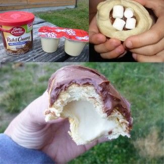 Campfire Eclairs, Campfire Cones, Campfire Breakfast, Smart School House, Best Camping Meals, Camping Desserts, Camping Snacks, Smart School, Easy Camping Meals