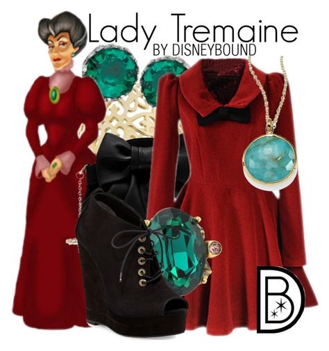 "Lady Tremaine" by leslieakay ❤ liked on Polyvore featuring Lauren Ralph Lauren, Gioelli Designs, Forever New, Oscar de la Renta, Diane Von Furstenberg, Ippolita, women's clothing, women, female and woman Look Disney, Lady Tremaine, Disney Wear, Evil Stepmother, Disney Themed Outfits, Disney Bounds, Disney Inspired Fashion, Character Inspired Outfits, Running Costumes