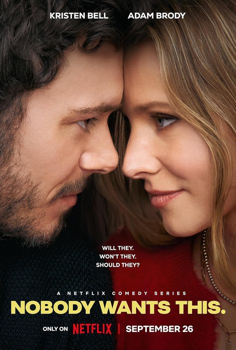 Nobody Wants This (2024) Nobody Wants This Series Quotes, Movie Netflix Best, Adam Brody Nobody Wants This, Nobody Wants This Tv Series, Nobody Movie, Erin Foster, Unexpected Relationships, Netflix Recommendations, Adam Brody