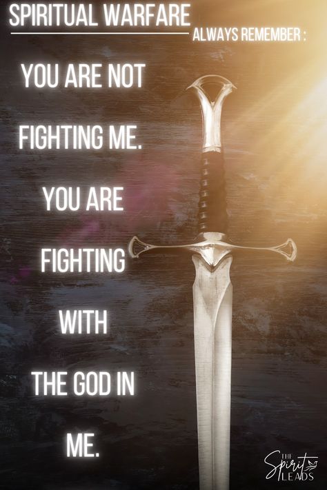 Remember that the enemy is not fighting you but fighting God. Blue Quotes, Spiritual Warfare, Christian Faith, Verse Quotes, Encouragement Quotes, Bible Verses Quotes, Christian Quotes, Verses, Bible Verses