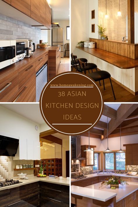 38 amazing Asian kitchen designs and ideas #asiandesign #kitchen #decor Chinese Kitchen Design, Asian Kitchen Design, Chinese Kitchen, Country House Design, Asian Kitchen, Dining Design, Asian Homes, Asian Design, Kitchen Design Ideas