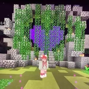 Fairycore Minecraft, Greenhouse Minecraft, Minecraft Decoration Ideas, Minecraft Greenhouse, Minecraft Portal, Cottage Minecraft, Minecraft Garden, Fun Meme, Minecraft Banner Designs