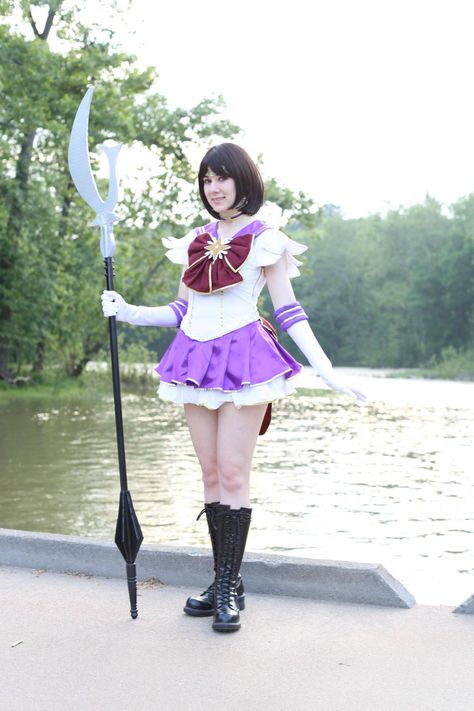 Sailor Saturn Sera Myu Anime Crossover Cosplay by SailorSamara on DeviantArt Faerie Cosplay, Saturn Cosplay, Crossover Cosplay, Natsu Cosplay, Sailor Saturn Cosplay, Sailor Moon Crossover, Cosplay Fairy, Fairy Tail Cosplay, Armor Cosplay