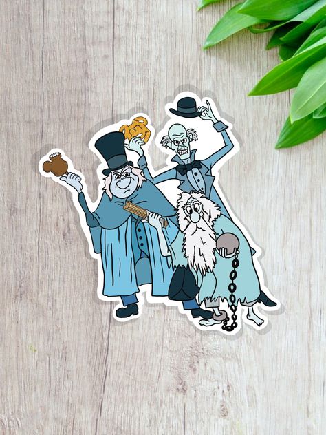 Hitch Hiking Ghosts Sticker / Haunted Mansion /Disney Snacks Sticker Hitch Hiking Ghosts, Haunted Mansion Disney, Hitchhiking Ghosts, Disney Snacks, Disney Haunted Mansion, Disney Svg, Kitchen Themes, Haunted Mansion, New Sticker