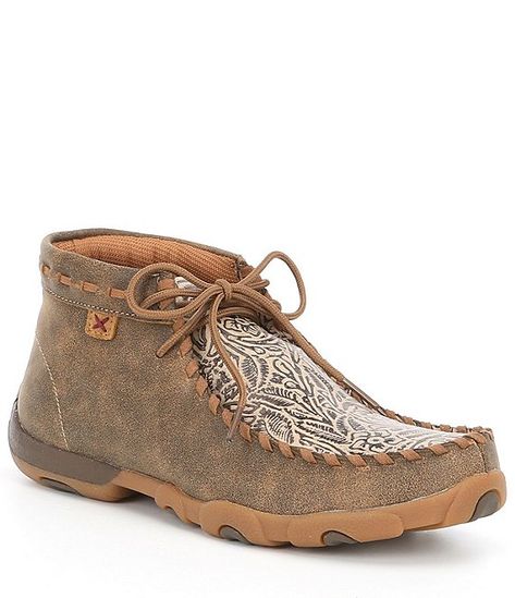 Twisted X Shoes Woman Outfit, Twisted X Shoes Woman, Driving Mocs, Twisted X Shoes, Country Shoes, Twisted X Boots, Western Shoes, Work Shoes Women, Western Style Outfits