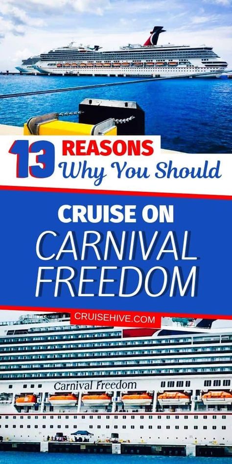 Reasons why you should go on a Carnival Freedom cruise. Things to do onboard the Carnival Cruise Line vessel. #cruise #cruises #cruisetravel #carnivalcruise #carnivalfreedom #cruisetips #cruiseship Carnival Freedom Cruise Tips, Carnival Freedom Ship, Blue Whale Pictures, Cruise Checklist, Carnival Cruise Tips, Carnival Freedom, Carnival Dream, Whale Pictures, Carnival Cruise Ships