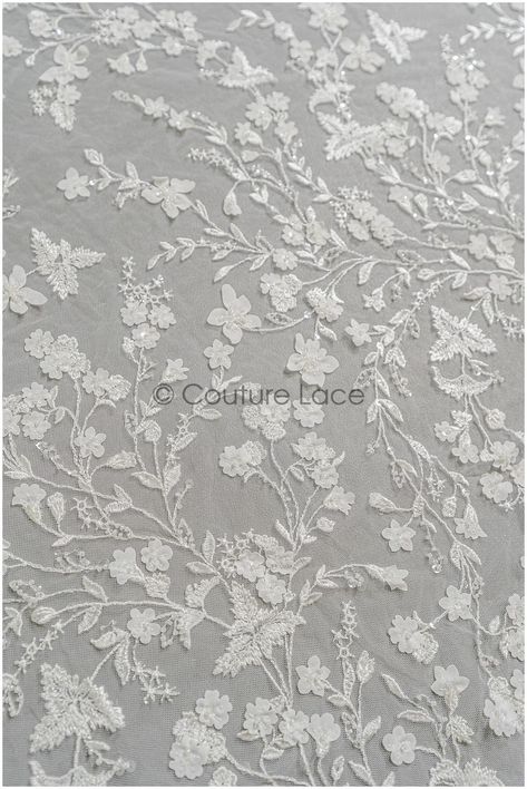 L22-305 / Offwhite Beaded Lace Fabric Beaded Bridal Lace - Etsy White Lace Fabric, Beaded Lace Fabric, Bridal Lace Fabric, Embroidered Lace Fabric, Lace Veils, Beaded Curtains, Wedding Fabric, Fabric Beads, Chantilly Lace