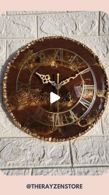 Resin Art Wall Clock, Resin Wall Clock, Clock Home Decor, Resin Products, Visakhapatnam, Resin Art, Art Wall, Wall Clock, Clock