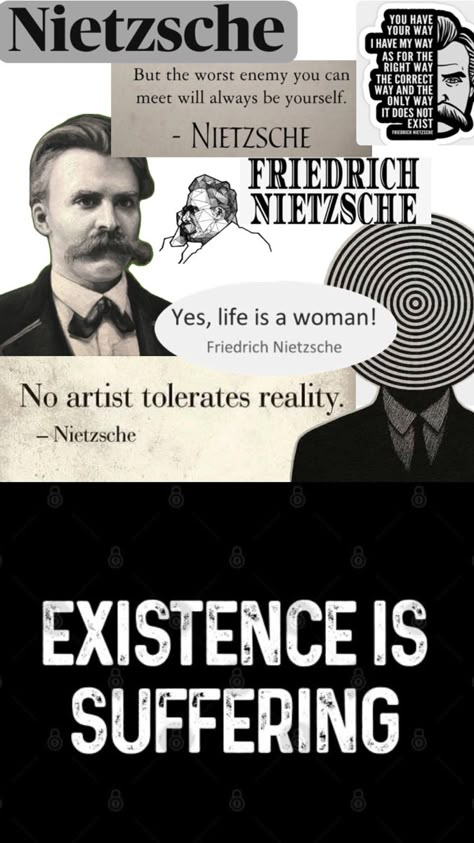 Yt channel- Sophist(icated) Nietzsche Aesthetic, Nihilism Quote, Literature Humor, Art Jokes, Author Quotes, Thinking Quotes, Literature Books, Friedrich Nietzsche, Philosophy Quotes