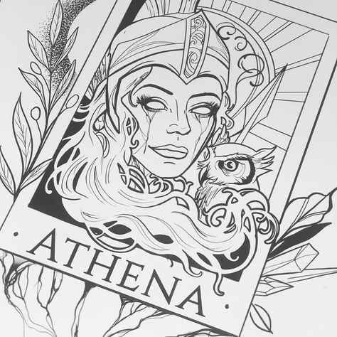 @laceytattoo . The one and a only goddess of war, wisdom, law and justice, protector of all, Athena. Athena Tattoo, Greek God Tattoo, Greek Mythology Tattoos, God Tattoos, Aries Tattoo, Mythology Tattoos, Law And Justice, Greek Tattoos, Gothic Tattoo