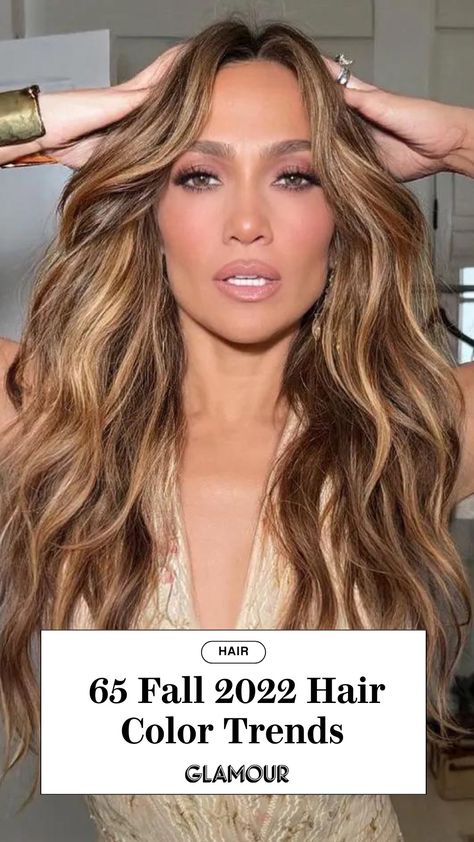 Hair Color Ideas For Balayage Blonde, J Lo Hair Color Highlights, Jlo Hair Colour Caramel, Jlo Balayage Hair, Jlo Hair Brown, Jlo Hair Color 2023, Jlo Hair 2023, Jlo Superbowl Hair, Jlo Hair Styles