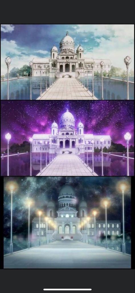 Sailormoon Fanart, Anime Crystal, Stone Ruins, Crystal Tokyo, 4 Kings, Kingdom Castle, Anime Moon, Sailor Moon Background, The Crystal Palace