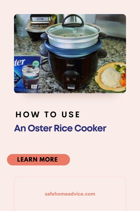 Cooking rice perfectly can be a challenge, but with an Oster rice cooker, you can achieve fluffy, delicious rice every time. Oster rice cookers are designed to simplify the cooking process and ensure consistent results. Flavoured Rice In Rice Cooker, How To Season Rice In Rice Cooker, Flavor Rice In Rice Cooker, Rice Cooker Instructions, Cute Rice Cooker, Purple Rice, Rice Cookers, Perfect Rice, Rice Varieties