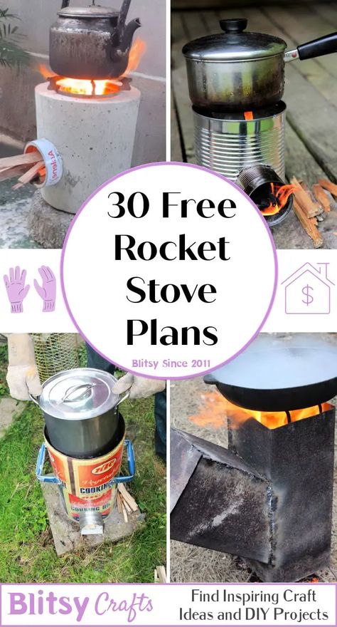 30 Free DIY Rocket Stove Plans Out of Recycled Material Rocket Stove Plans, Rocket Stove Water Heater, Make A Rocket, Rocket Stove Mass Heater, Rocket Heater, Survival Stove, Diy Rocket Stove, Rocket Stove Design, Rocket Mass Heater