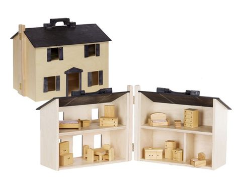 This iconic Maple Folding Doll House with Furniture is a timeless piece that will make for hours of entertainment for generations to come. Check it out today! Folding Doll House, Beautiful Outdoor Living Spaces, Doll Houses, Outdoor Living Space, Online Furniture, Bird House, Timeless Pieces, Patio Furniture, Cool Kids