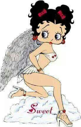 Sweet angel Betty boop Angel Betty Boop, Betty Cartoon, Betty Boop Baby, Betty Boop Tattoos, Betty Boop Images, Betty Boop Classic, Betty Boop Quotes, Black Betty Boop, Betty Boop Cartoon