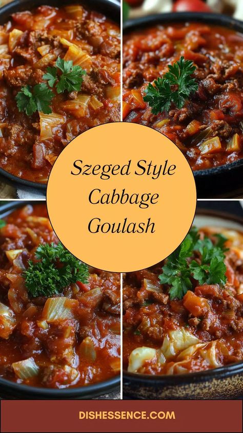 Szeged Style Cabbage Goulash – Dish Essence Cabbage Goulash Recipes, Cabbage Goulash, Gluten Free Potatoes, Goulash Recipes, Pickled Beets, Beef Chuck Roast, Beef Chuck, Goulash, Sweet Onion