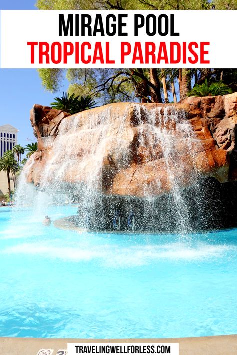 Best Pools In Vegas, Vegas Scrapbook, Mirage Las Vegas, Pool Tropical, Las Vegas Pool, Vegas Pools, Mirage Hotel, Vegas Pool, Best Pools