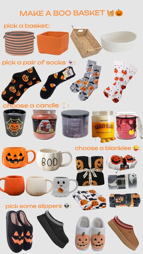 MAKE UR OWN BOO BASKET 🎃🖤 Make A Boo Basket, Burr Basket, Boo Basket, Candy Corn, Soy Wax Candles, Gift Baskets, Soy Wax, Baskets, Wax