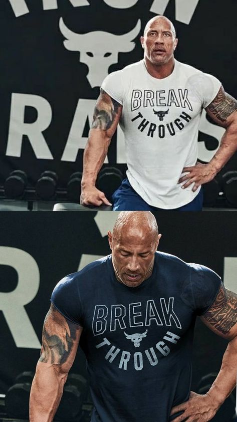 Rock Workout, The Rock Workout, Gym Tshirt, Tony Soprano, Gym Outfit Men, Fitness Photoshoot, Rock Johnson, The Rock Dwayne Johnson, Dwayne The Rock