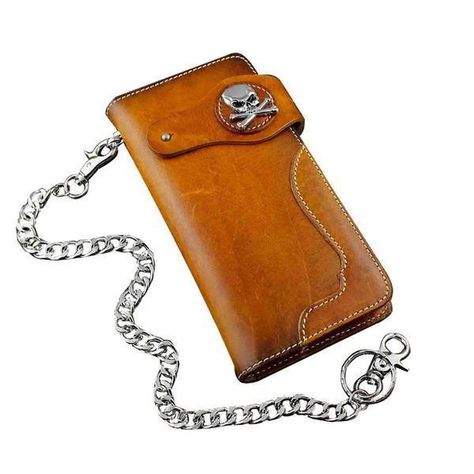 Skull Jewelry | Biker Jewelry in Stainless Steel for Men and Women Biker Chain, Handcrafted Knife, Biker Wallet, Rfid Blocking Wallet, Punk Rock Fashion, Chain Wallet, A Skull, Leather Wallet Mens, Wallet Fashion