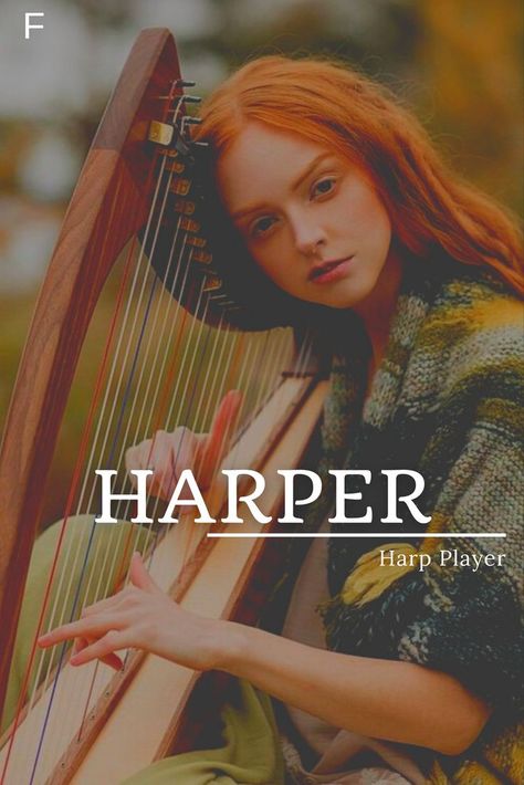 Harper Name Meaning, Harper Name, N Names, Unique Words Definitions, Fantasy Names, Aesthetic Names, Name Generator, Character Collection, Word Definitions