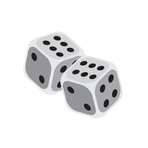 Dice Black And White, Sell Photos Online, Selling Photos Online, Sell Photos, Logo Inspiration, Adobe Stock, To Sell, Vector Art, Vector Free