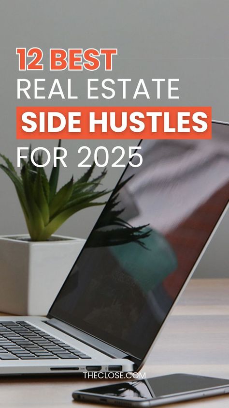 The 12 Best Real Estate Side Hustles for 2025 Real Estate Side Hustle, Side Income, Path To Success, Real Estate Business, Extra Income, Real Estate Agents, Side Hustles, Estate Agents, Thing 1 Thing 2