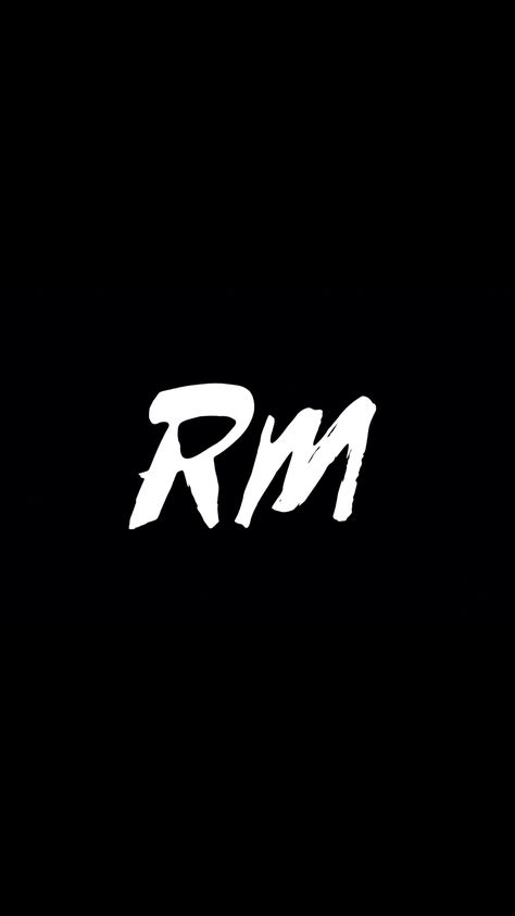 ℝ𝕄 Rm Name Logo, Rm Logo, M Letter Images, Bts Journal, Bts Name, Letter Images, Dont Touch My Phone Wallpaper, Gallery Wallpaper, Phone Icons