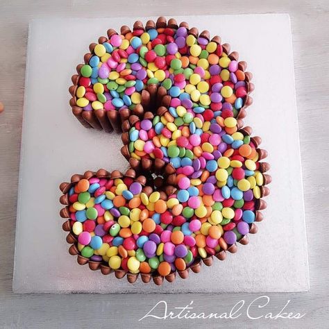 Smarties Cake, 3rd Birthday, Sprinkles, Candy, Birthday Cake, Cake, Birthday