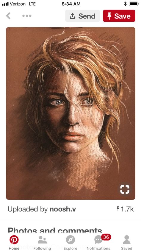 Portraits Pastel, Soft Pastels Drawing, Soft Pastel Art, Pastel Artwork, Pastel Portraits, Hair Drawing, Drawing Portrait, Portrait Sketches, Pencil Portrait