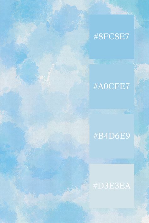 A tranquil blue pastel color palette featuring soft, light blue hues blending into a serene sky, evoking a calm and airy atmosphere reminiscent of a peaceful morning. Blue Pastel Color Palette, Color Scheme Generator, Color Generator, Peaceful Morning, Flip Image, Tranquil Blue, Pastel Color Palette, Blur Image, Color Picker