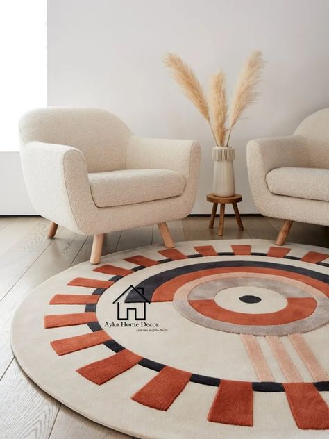 Modern round rugs