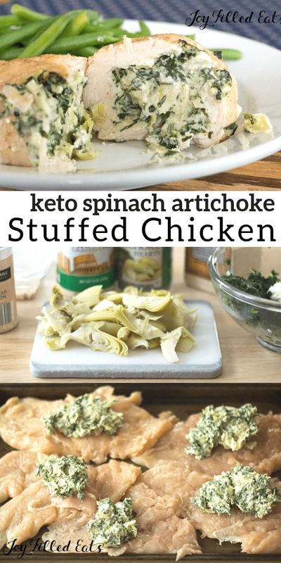 Keto Spinach Artichoke, Spinach Artichoke Stuffed Chicken, Artichoke Stuffed Chicken, Stuffing Chicken, Feta Stuffed Chicken Breast, Keto Spinach, Artichoke Stuffed, Stuffed Chicken Breast Spinach, Spinach Artichoke Chicken