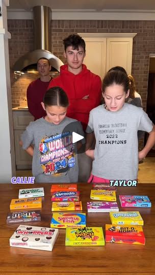 155K views · 20K reactions | Our most intense game of the year!! #candygrab #taylorklem #reflexchallenge #familythings #family #challenge #competition #fun #game #familygamenight #familyfun #moneygames #partygames | Klem Family • Challenge Videos Family Games Videos, Gift Games, Christmas Gift Games, Family Challenge, Swedish Fish, Money Games, Family Game Night, Family Games, Party Games