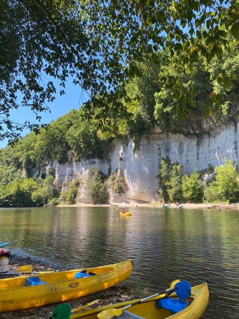 Canoe
Water
France
Aesthetic 
Soft
Medieval Kawaii Summer, Dordogne France, France Aesthetic, Holiday Destinations, Vision Board, Gap, Swimming, France, Water