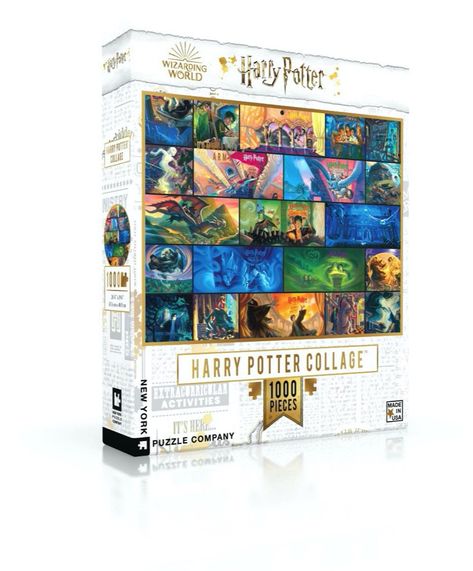 Harry Potter Collage, Harry Potter Puzzle, Harry Potter Etsy, Harry Potter New, Harry Potter Harry, Harry Potter Illustration, Little Red Hen, 1000 Piece Puzzle, Harry Potter Books