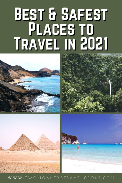 There are already some amazing travel destinations you could be lining up for the new year – all of which will be more than happy to see tourists return. Here are four of the best – and safest – places to travel to in 2021. Safest Places To Travel, Best Vacation Destinations, Solo Travel Tips, Lining Up, Countries To Visit, Galapagos Islands, Amazing Travel Destinations, Amazing Travel, White Sand Beach