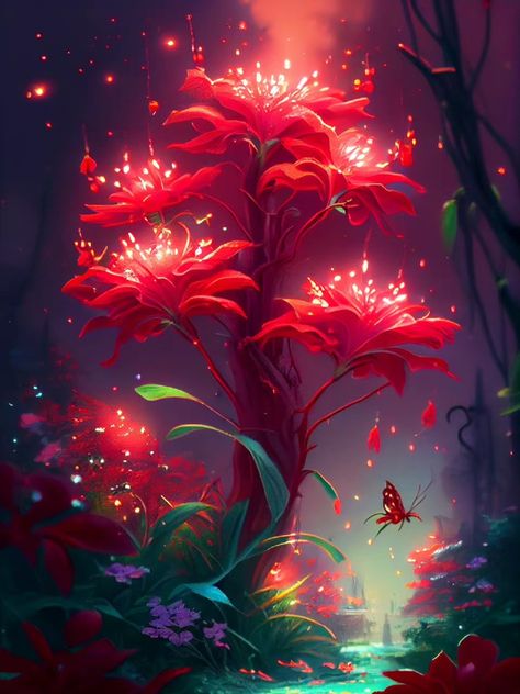 Enchanted Flowers, Classroom Art Projects, Pretty Backgrounds, Cute Flower Wallpapers, Fantasy Theme, Plant Drawing, Fantasy Art Landscapes, Pretty Plants, Beautiful Flowers Pictures